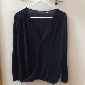 Navy Blue Blouse